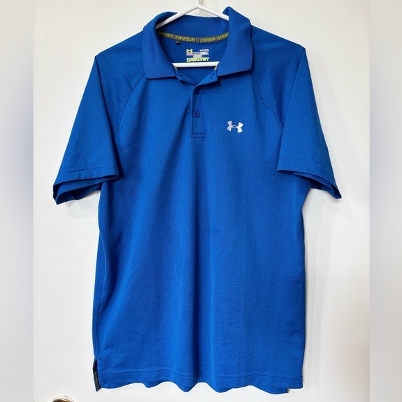✨Under Armour Blue Performance Polo - Size Large - Picture 1 of 5